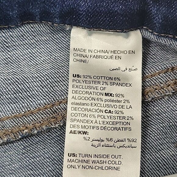 Chicos Jeans Size 2R Chicos 00R Pearls So Slimming Girlfriend Ankle Beads 28x26 - Picture 9 of 13